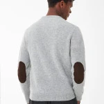 Barbour Lamswol Sweater | Light Grey | www.pietkoopmans.nl