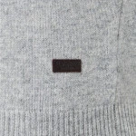 Barbour Lamswol Sweater | Light Grey | www.pietkoopmans.nl