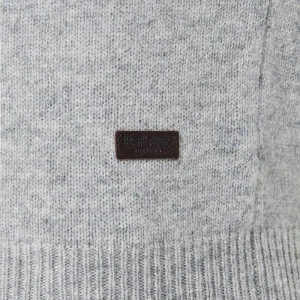 Barbour Lamswol Sweater | Light Grey 