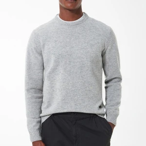 Barbour Lamswol Sweater | Light Grey 