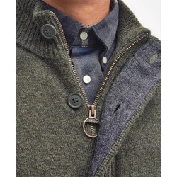 Barbour Essential Wollen Vest | Olijf Groen
