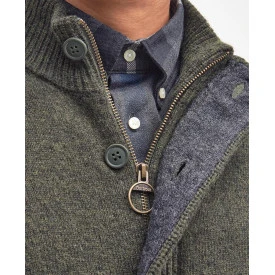 Barbour Essential Wollen Vest | Olijf Groen