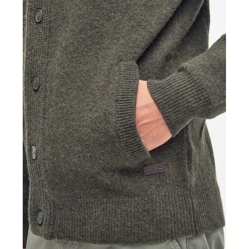 Barbour Essential Wollen Vest | Olijf Groen | www.pietkoopmans.nl