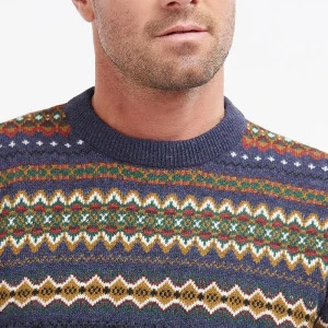 Barbour Fair Isle Trui  | Blauw