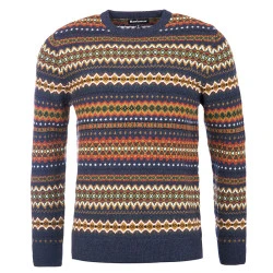 Barbour Fair Isle Trui  | Blauw
