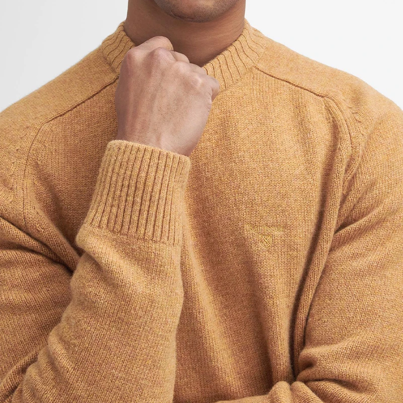 Barbour Grangetown Trui | Goud | www.pietkoopmans.nl
