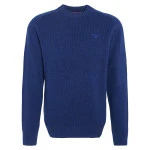 Barbour Grangetown Trui | Blauw | www.pietkoopmans.nl