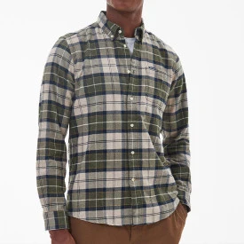 Barbour Overhemd Flanel Kyeloch | Forest Mist