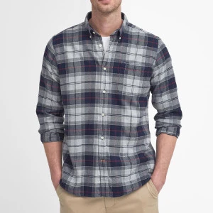 Barbour Overhemd Flanel Kyeloch | Blue Granite
