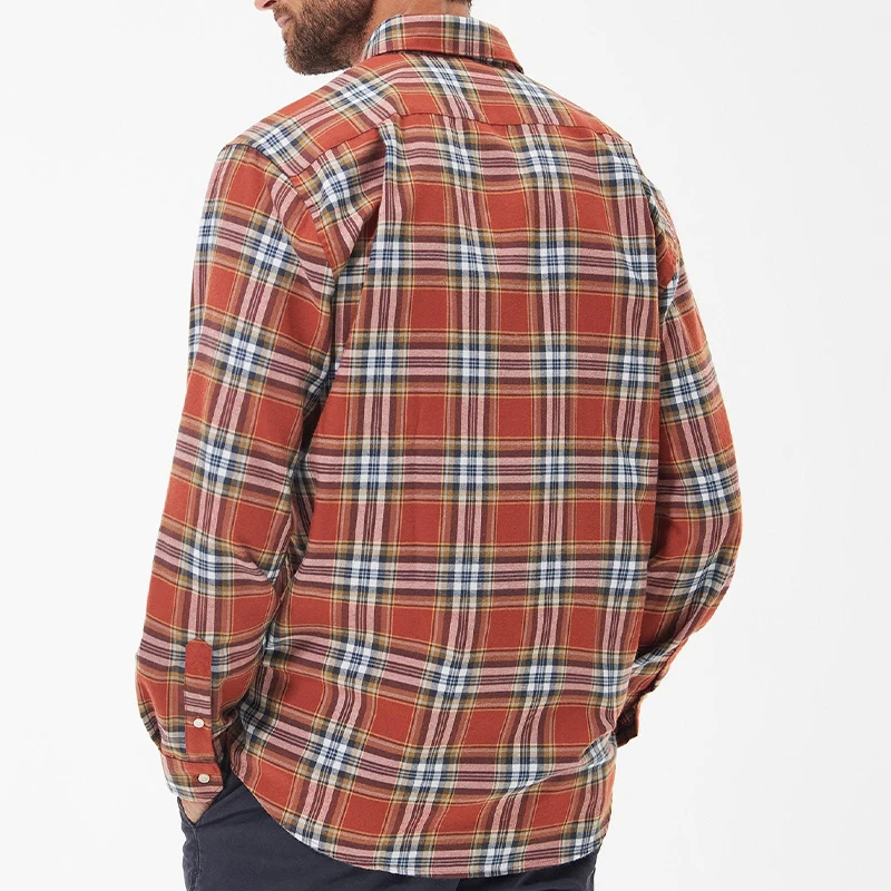 Barbour Thermo Overhemd Weave | Brique Geruit | www.pietkoopmans.nl