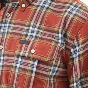 Barbour Thermo Overhemd Weave | Brique Geruit