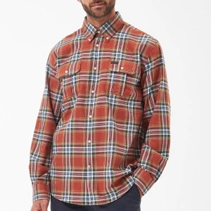 Barbour Thermo Overhemd Weave | Brique Geruit