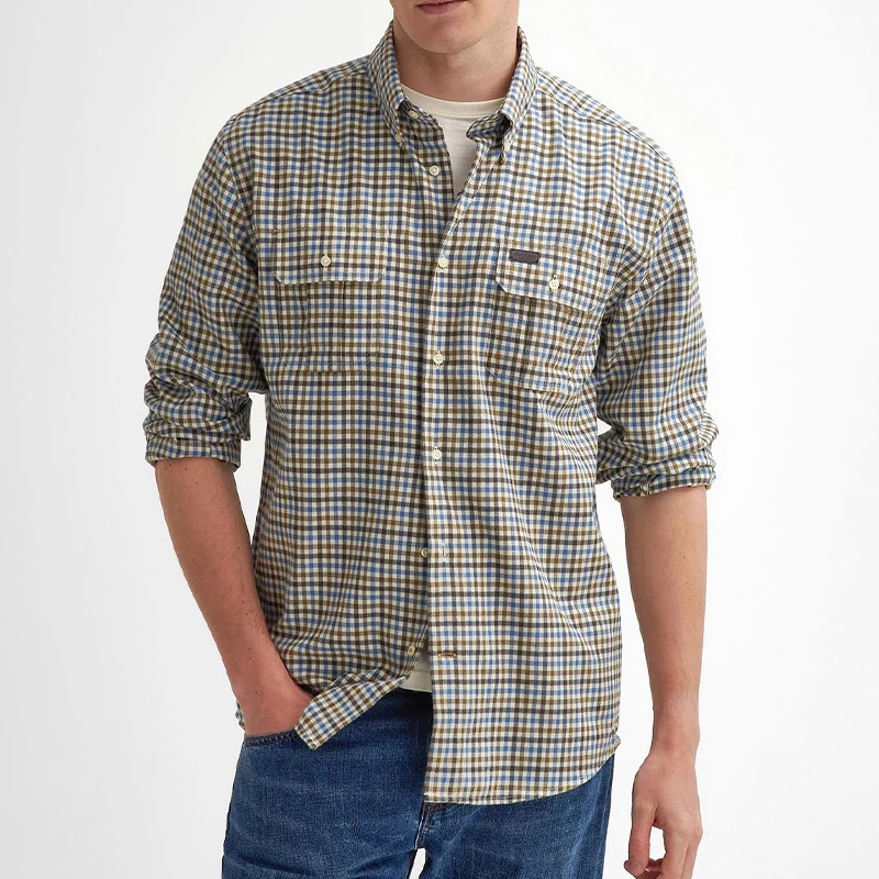 Barbour Overhemd Flanel Foss | Raf | www.pietkoopmans.nl