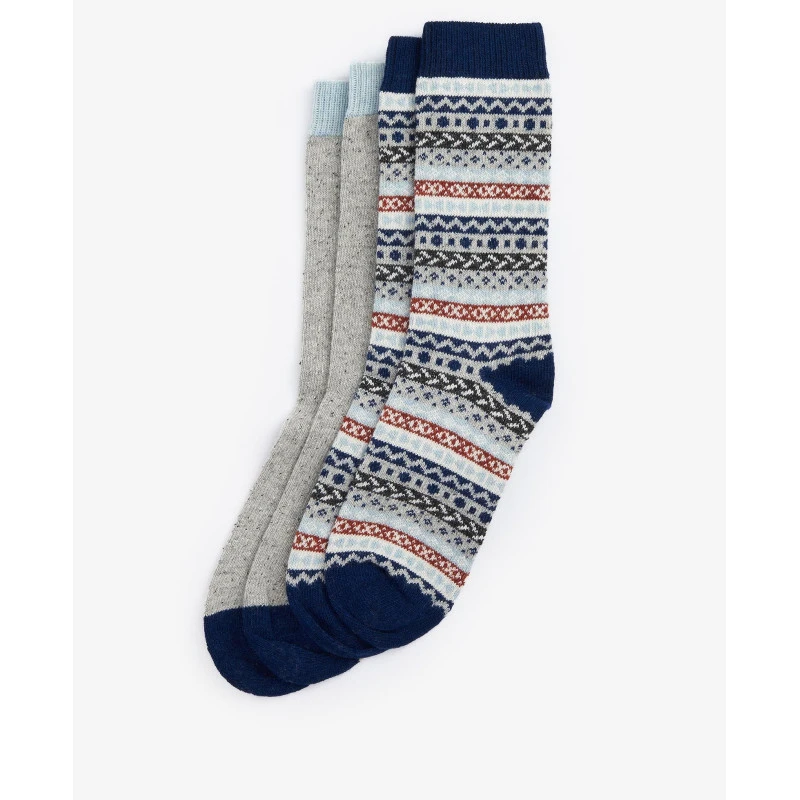 Barbour Fairisle Sock| 2 Pack  | www.pietkoopmans.nl