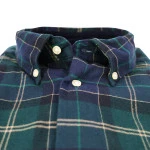 Barbour Overhemd Flanel Fortrose | Dark Green | www.pietkoopmans.nl