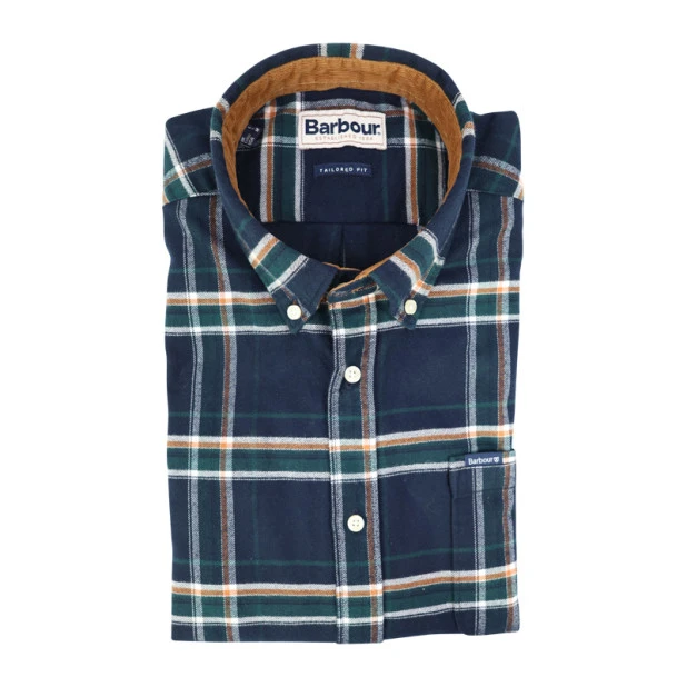 Barbour Overhemd Flanel Ronan | Groen | www.pietkoopmans.nl