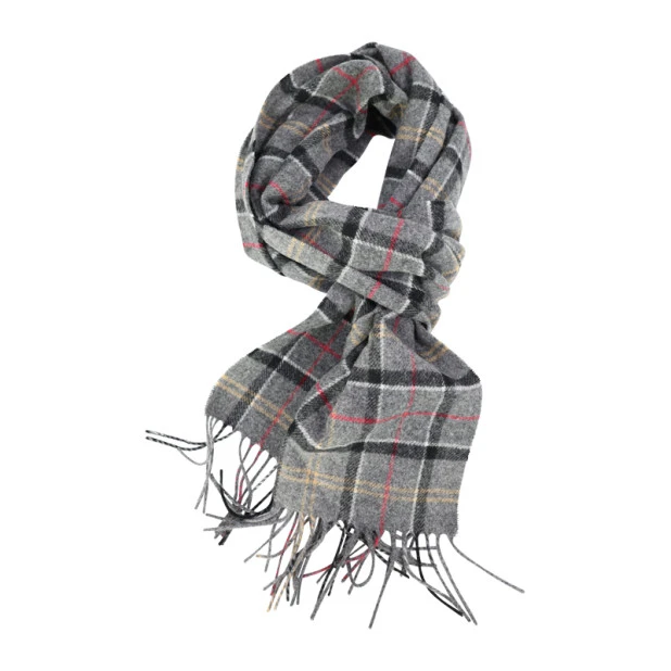 Barbour Lamswollen Sjaal | Antra Rood Geruit | www.pietkoopmans.nl