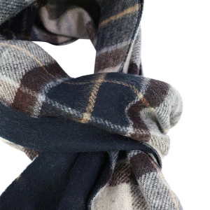 Barbour Galston Wol Sjaal | Marine Bruin 