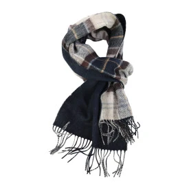 Barbour Galston Wol Sjaal | Marine Bruin 