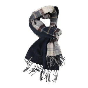Barbour Galston Wol Sjaal | Marine Bruin 