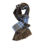Barbour Ashton Shawl | Bruin Lichtbruin Geruit | www.pietkoopmans.nl