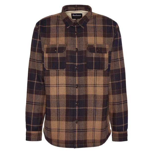 Barbour Wilburry Overshirt | Bruin Geruit | www.pietkoopmans.nl