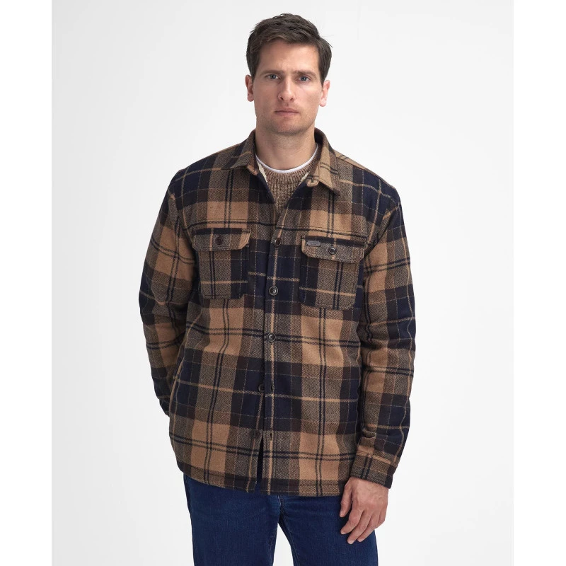 Barbour Wilburry Overshirt | Bruin Geruit | www.pietkoopmans.nl