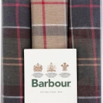 Barbour Trio Verpakking Zakdoeken | Tartan Ruiten | www.pietkoopmans.nl