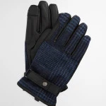 Barbour Deveron Handschoen | Blauw Geruit | www.pietkoopmans.nl