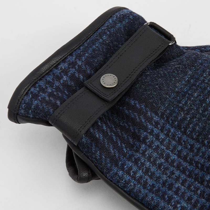 Barbour Deveron Handschoen | Blauw Geruit | www.pietkoopmans.nl