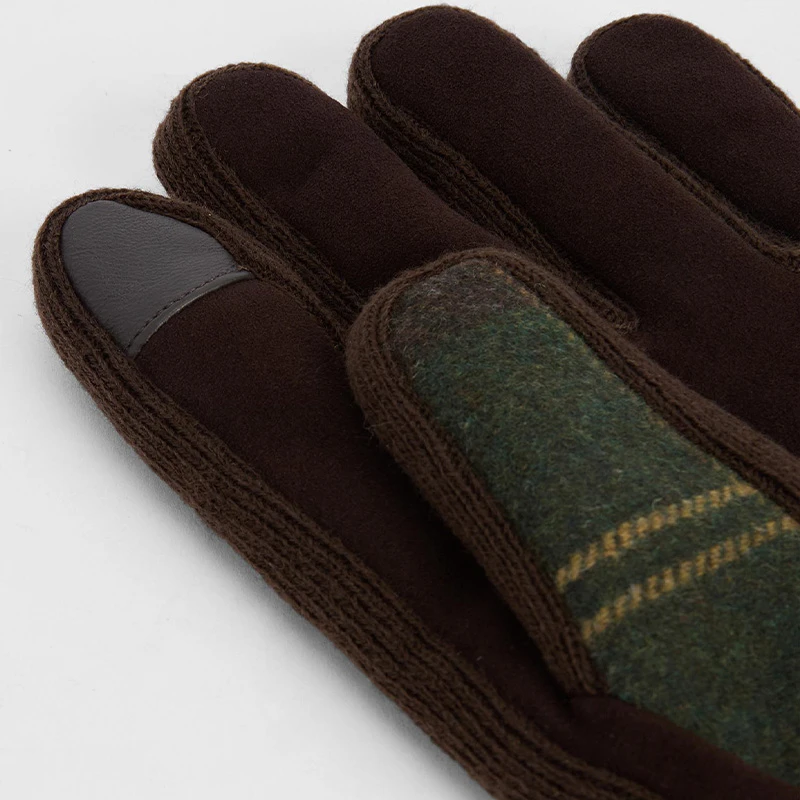 Barbour Hackney Handschoen | Bruin Geruit | www.pietkoopmans.nl