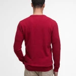 Barbour Knit Essential  V-hals | Rood | www.pietkoopmans.nl