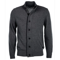 Barbour Essential Wollen Vest | Antraciet