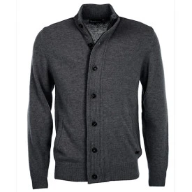 Barbour Essential Wollen Vest | Antraciet