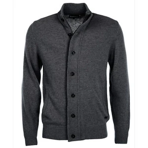 Barbour Essential Wollen Vest | Antraciet