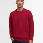 Barbour Knit Tisbury  | Rood Spikkel | www.pietkoopmans.nl
