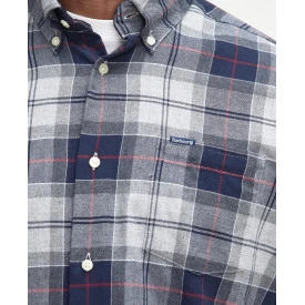 Barbour Overhemd Flanel Fortrose | Tartan Grijs