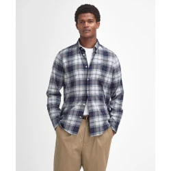 Barbour Overhemd Flanel Fortrose | Tartan Grijs
