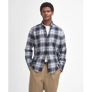 Barbour Overhemd Flanel Fortrose | Tartan Grijs
