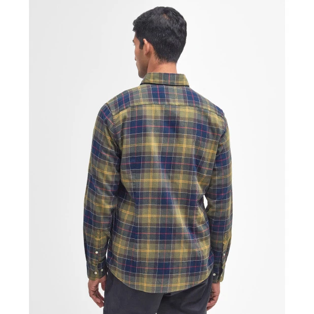 Barbour Overhemd Flanel Fortrose | Tartan Groen | www.pietkoopmans.nl