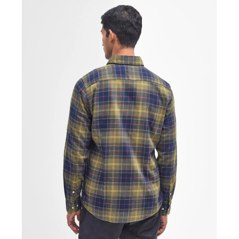 Barbour Overhemd Flanel Fortrose | Tartan Groen | www.pietkoopmans.nl
