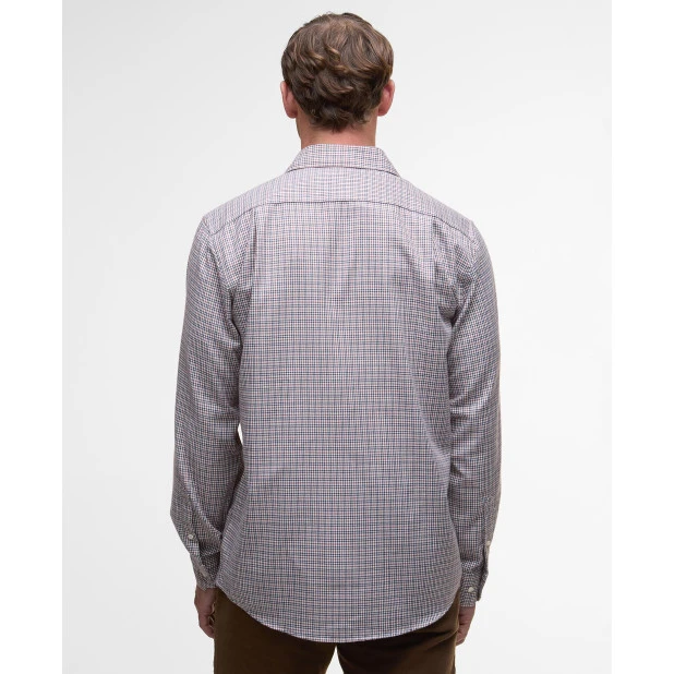 Barbour Thermo Overhemd Fenn | Bruin Cognac Geruit | www.pietkoopmans.nl
