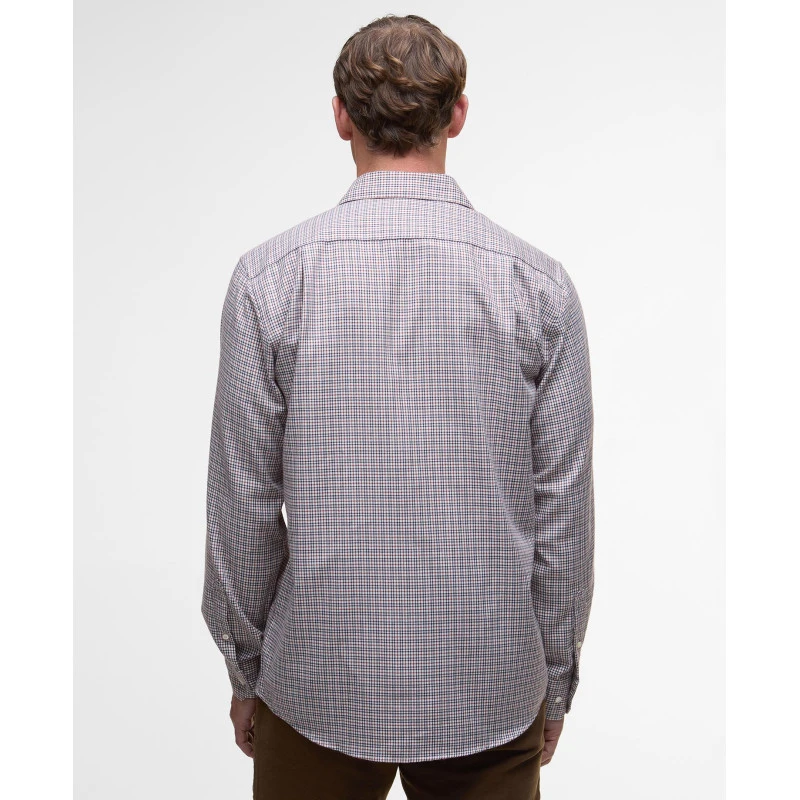 Barbour Thermo Overhemd Fenn | Bruin Cognac Geruit | www.pietkoopmans.nl