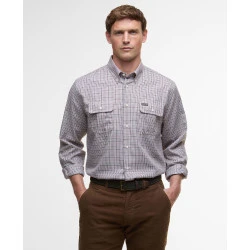 Barbour Thermo Overhemd Fenn | Bruin Cognac Geruit