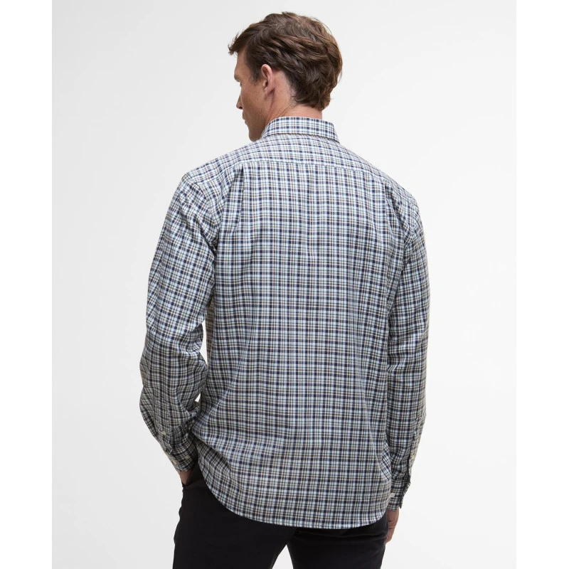 Barbour Thermo Overhemd Panwel | Groen Khaki Geruit | www.pietkoopmans.nl