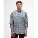 Barbour Thermo Overhemd Panwel | Groen Khaki Geruit | www.pietkoopmans.nl
