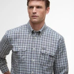 Barbour Thermo Overhemd Panwel | Groen Khaki Geruit | www.pietkoopmans.nl