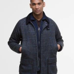 Barbour Bedale Wool Jacket | Grijs Blauw Geruit | www.pietkoopmans.nl