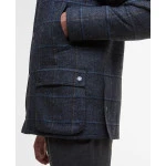 Barbour Bedale Wool Jacket | Grijs Blauw Geruit | www.pietkoopmans.nl