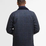 Barbour Bedale Wool Jacket | Grijs Blauw Geruit | www.pietkoopmans.nl